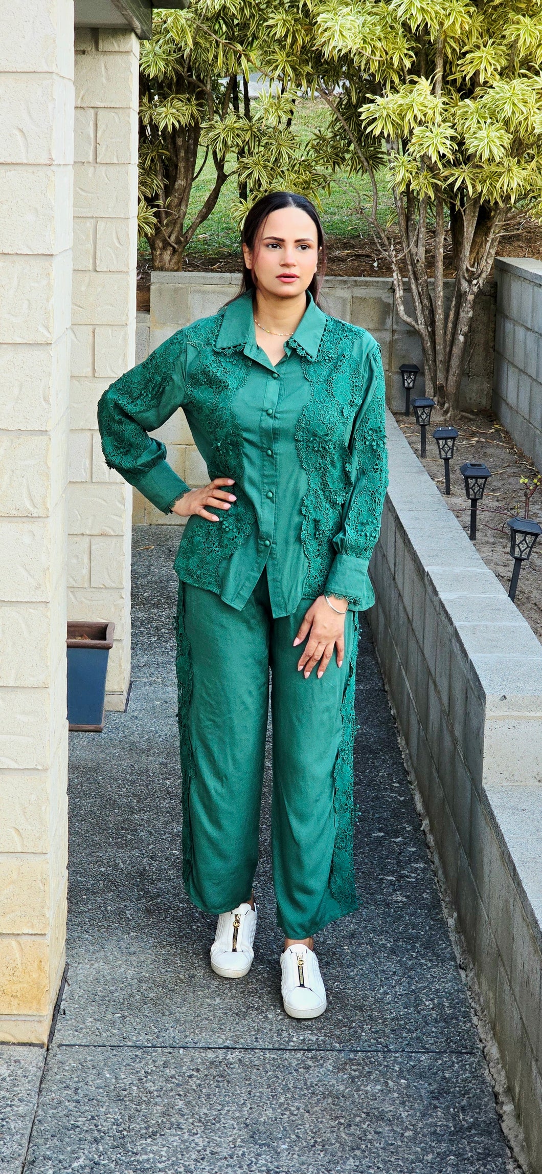 Green designer 2 piece set