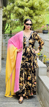 Load image into Gallery viewer, 3 piece peplum style plazo suit

