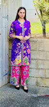 Load image into Gallery viewer, Designer Pakistani coordset purple
