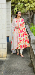 OFF WHITE ANARKALI