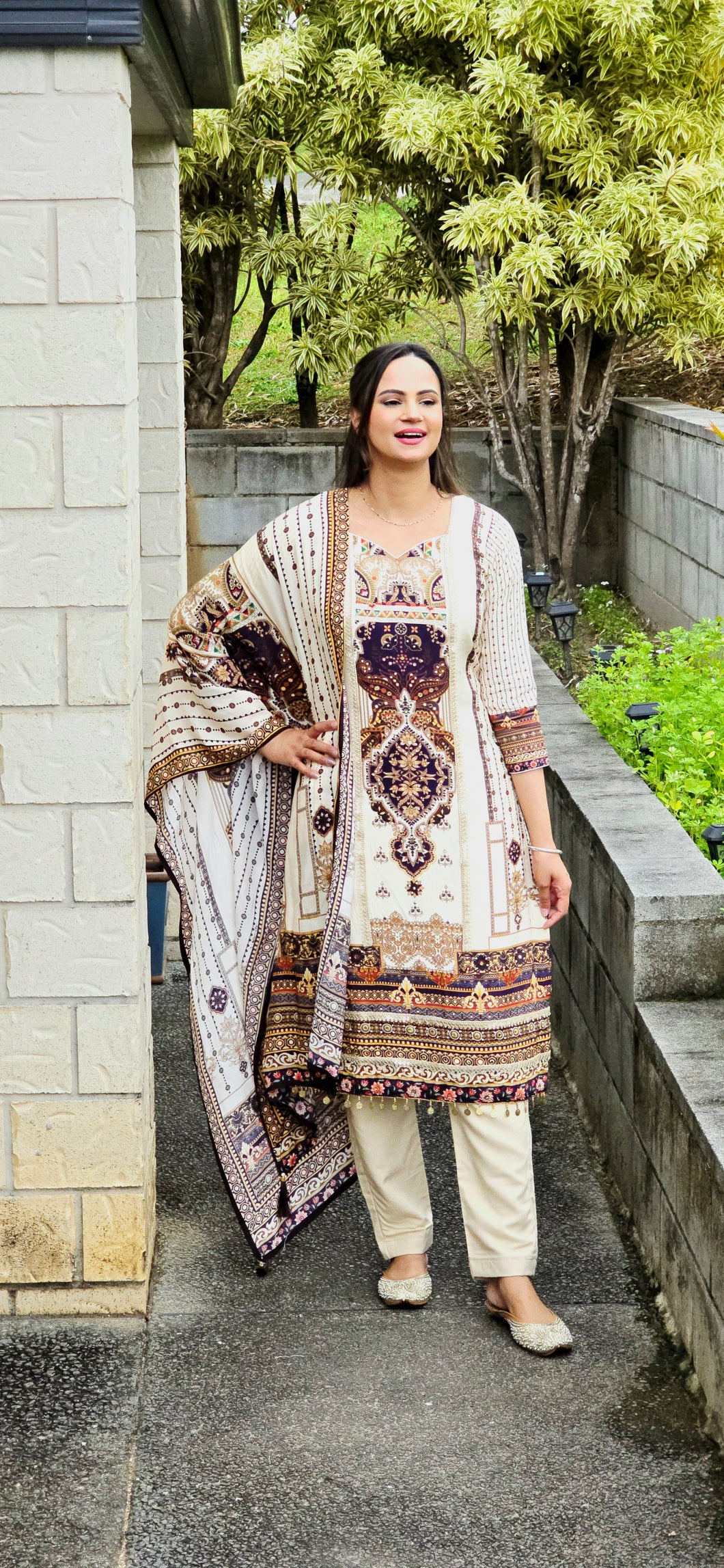 Pure Muslin pant suit