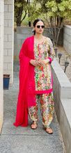 Load image into Gallery viewer, Imported creape multi floral salwar suit
