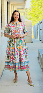 One piece long dress