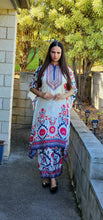 Load image into Gallery viewer, Pure creape 3 piece kaftan coordset
