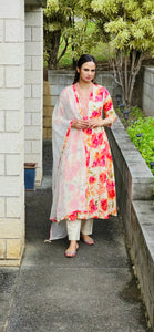 OFF WHITE ANARKALI
