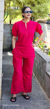 Load image into Gallery viewer, Magenta pink shivli coordset
