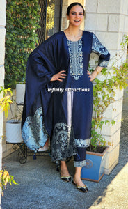 Banarsi self print pant suit