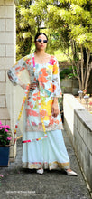 Load image into Gallery viewer, Yellow floral plazo suit
