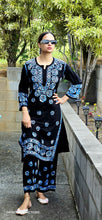 Load image into Gallery viewer, Black and blue lakhnawi
