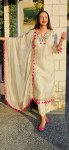 Ivory designer suit