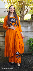 Orange Flower set