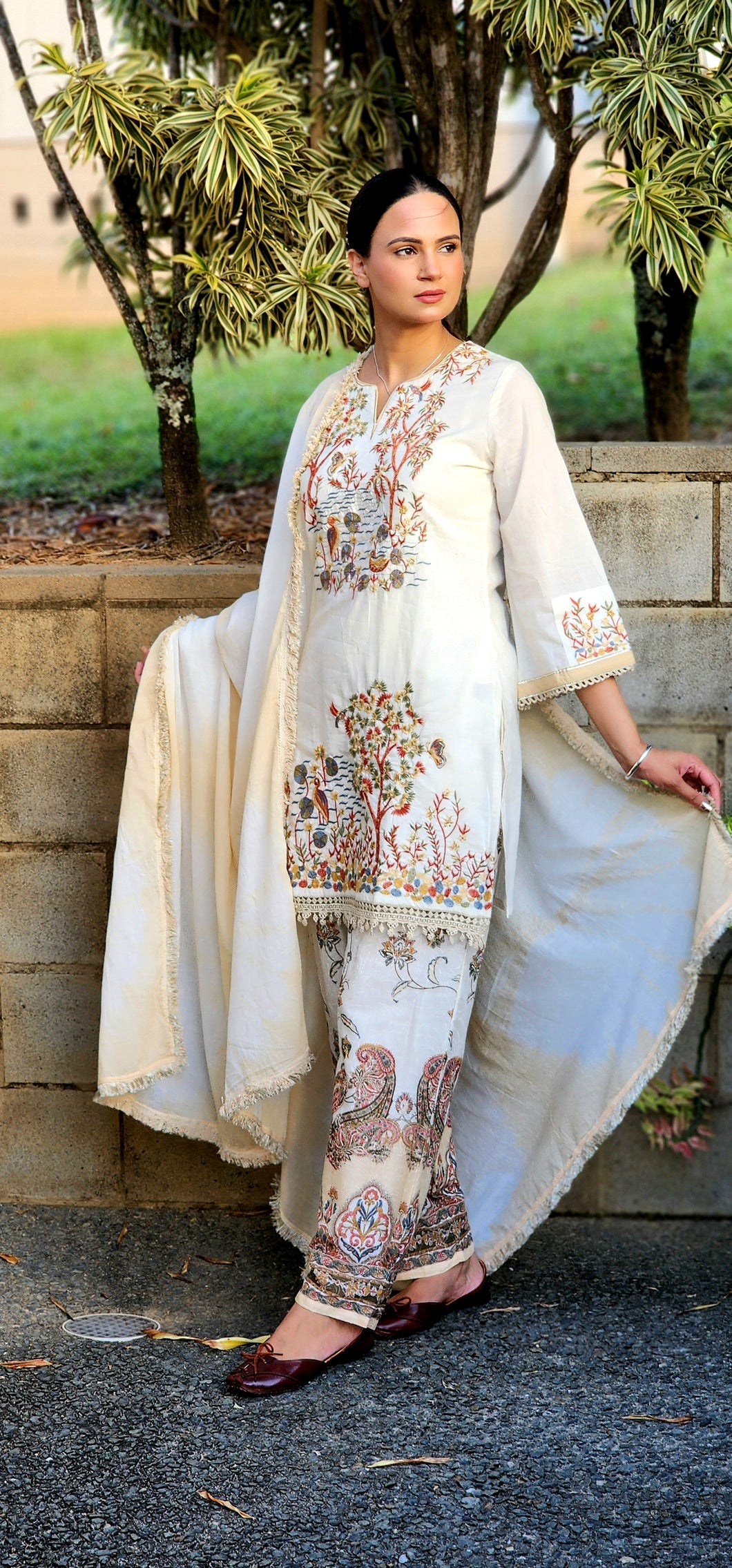 Pure cotton suit