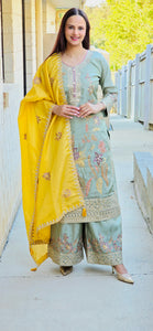 Tissue silk pista plazo suit