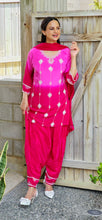 Load image into Gallery viewer, 2 tone Magenta farshi suit
