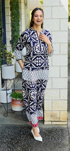Navy coordset