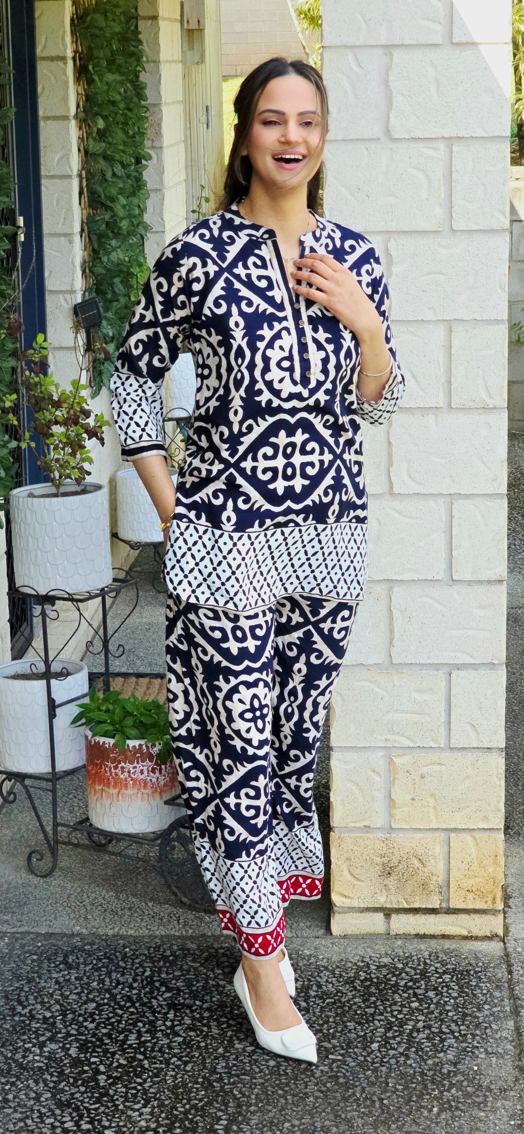 Navy coordset