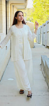 Load image into Gallery viewer, Off white 3 piece jacket coordset
