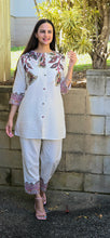 Load image into Gallery viewer, Pure khaki cotton designer coordset
