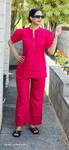 Load image into Gallery viewer, Magenta pink shivli coordset

