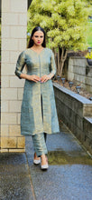 Load image into Gallery viewer, Grey Kheen khab coordset
