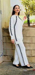 Wollen track suit