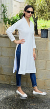 Load image into Gallery viewer, Premium White lakhnawi kurta only
