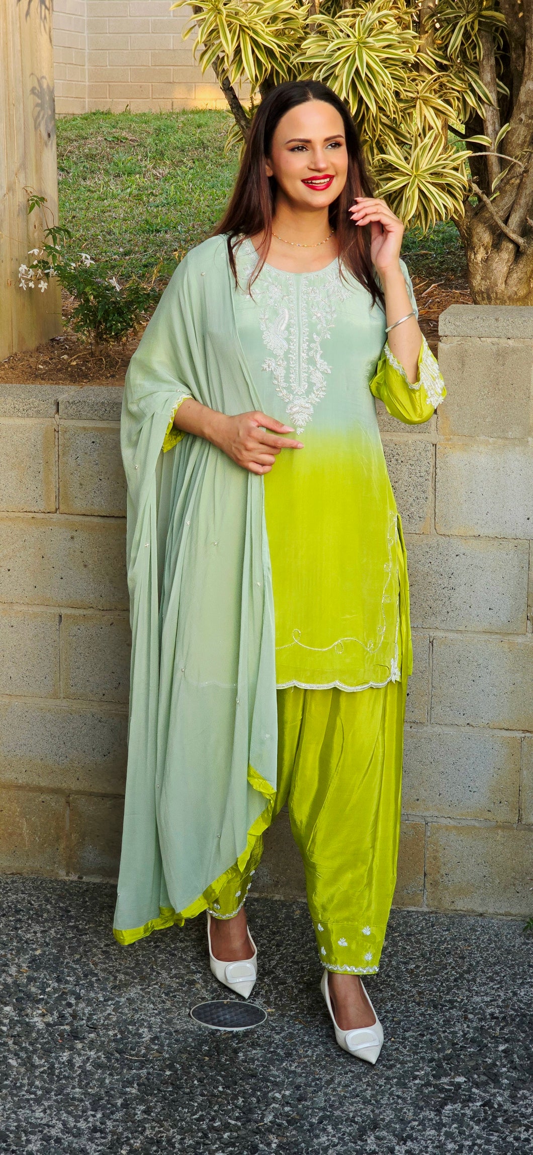 Two-tone Farsi salwar suit (taking pre orders)