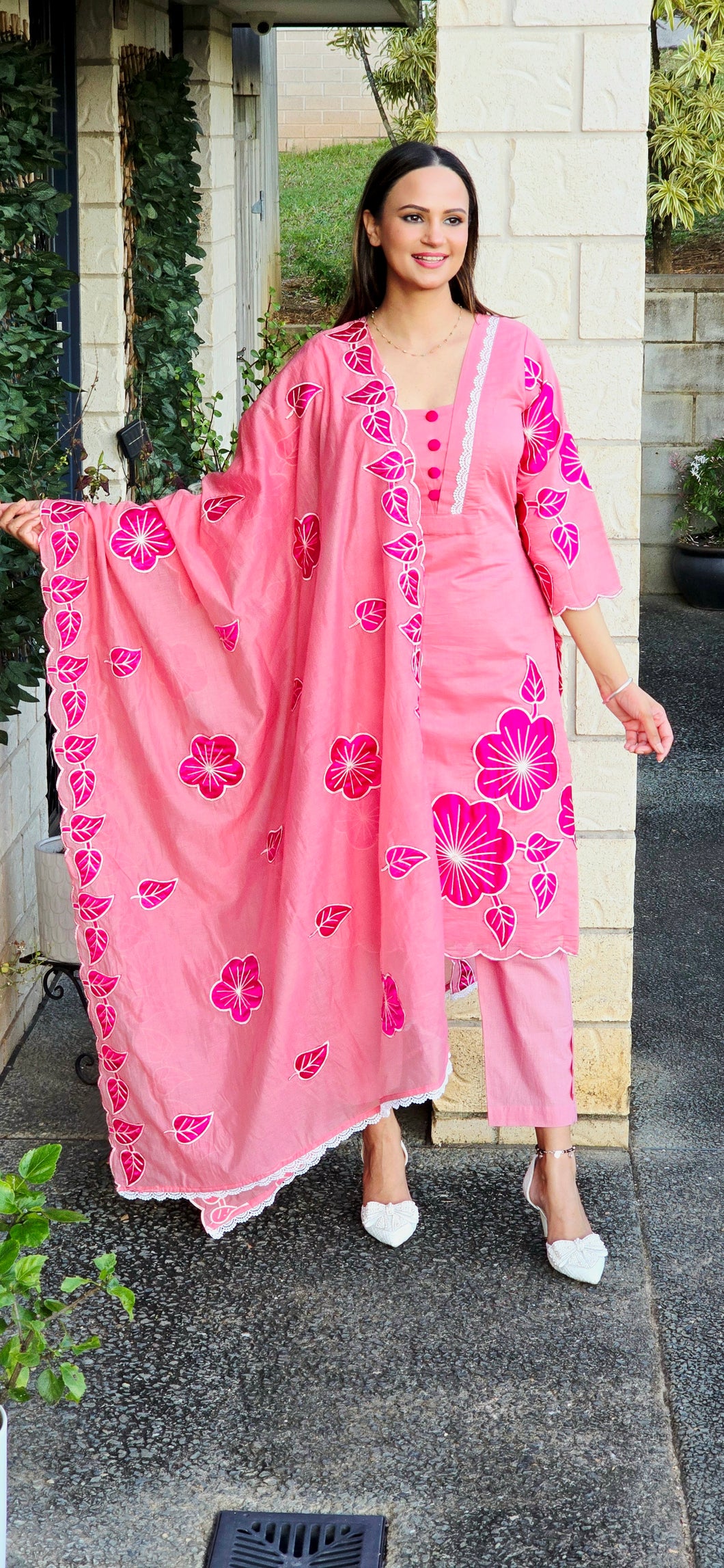 Pink boutique suit