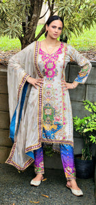 Pakistani style frock suit