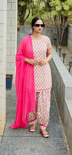 Load image into Gallery viewer, Peach Afghani salwar suit
