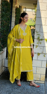 Mehndi pant suit