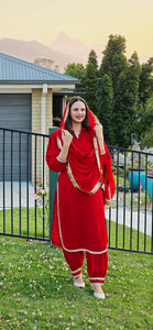 Red Karva suit (TAKING PRE ORDERS)