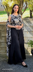 Black floral 3 piece cordset (available on pre booking)