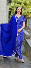 Load image into Gallery viewer, Royal Navy Farshi salwar suit
