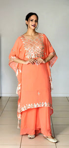 Peach kaftan