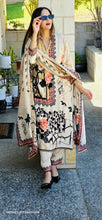 Load image into Gallery viewer, Beige Pakistani designer suit
