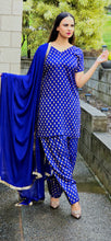 Load image into Gallery viewer, Royal Navy Farshi salwar suit
