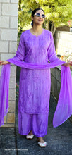 Load image into Gallery viewer, Lakhnawi lilac purple suit
