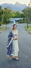 Load image into Gallery viewer, Self silk designer pant suit
