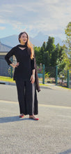 Load image into Gallery viewer, Self emroidery black suit (Takiing pre orders)
