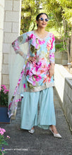 Load image into Gallery viewer, Powder blue Plazo suit
