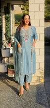 Load image into Gallery viewer, Designer power blue suit

