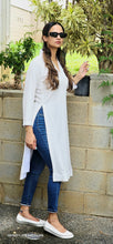 Load image into Gallery viewer, Premium White lakhnawi kurta only
