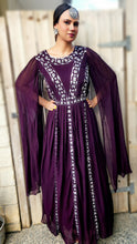 Load image into Gallery viewer, Purple One piece long gown
